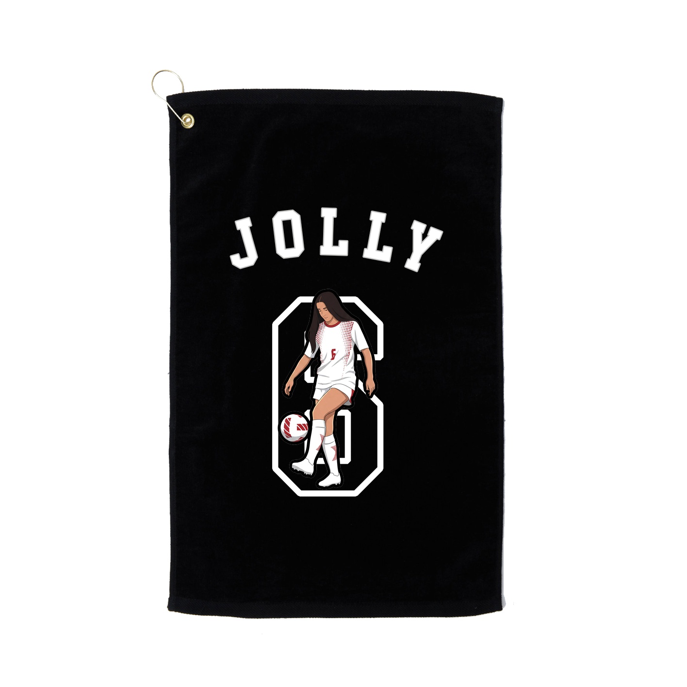 Golf Towel — Shirsey Arch in Black