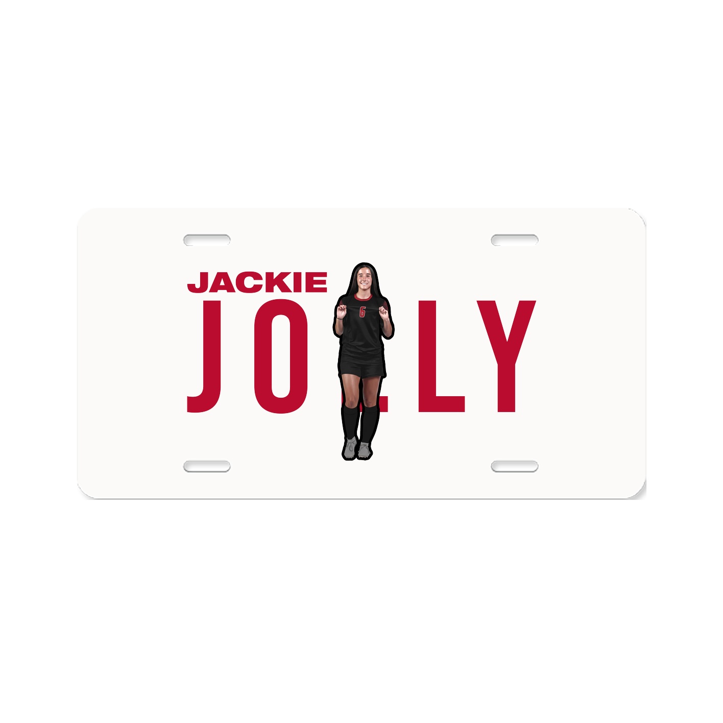 License Plate — Player Name in Classic