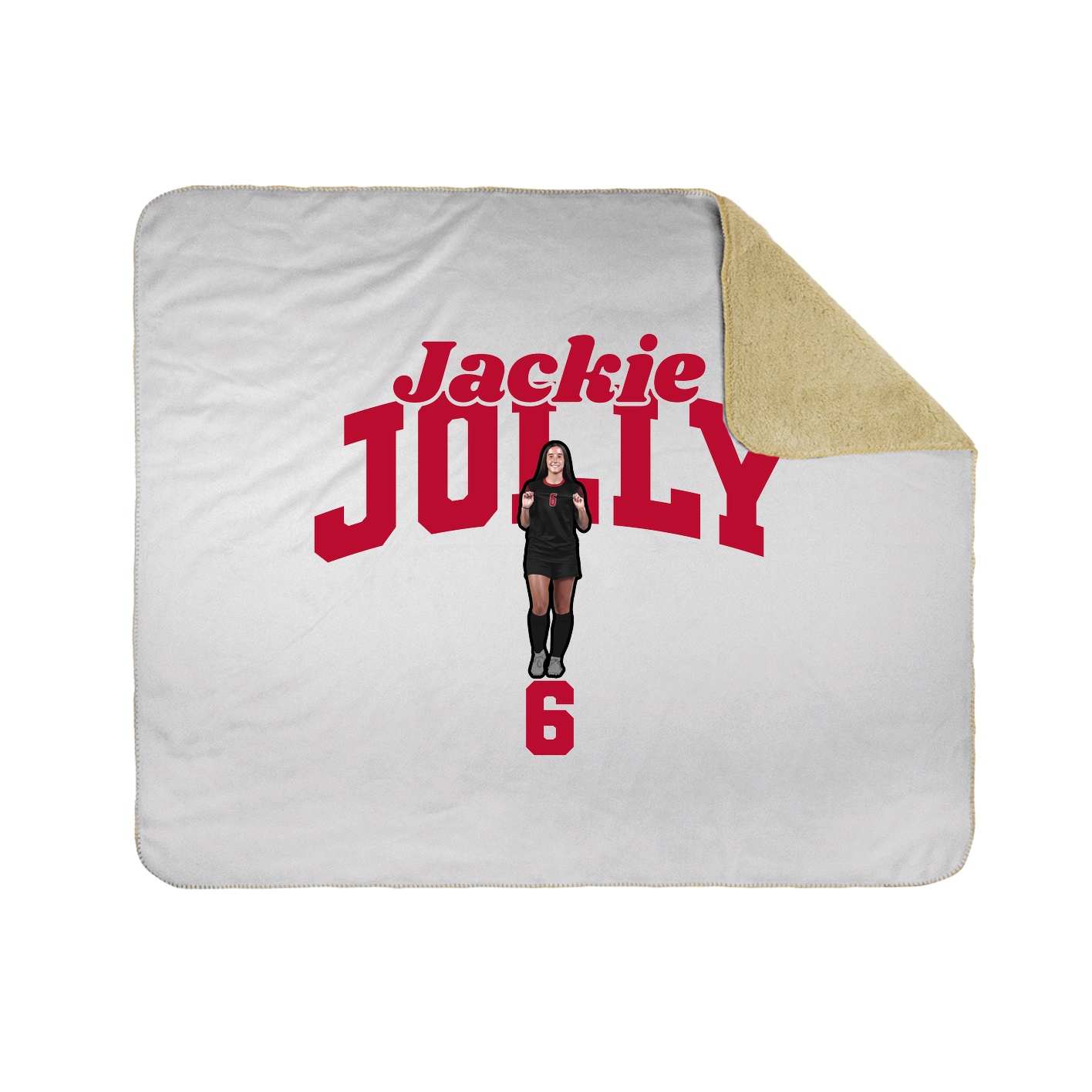 Throw Blanket — Signature Arch in White