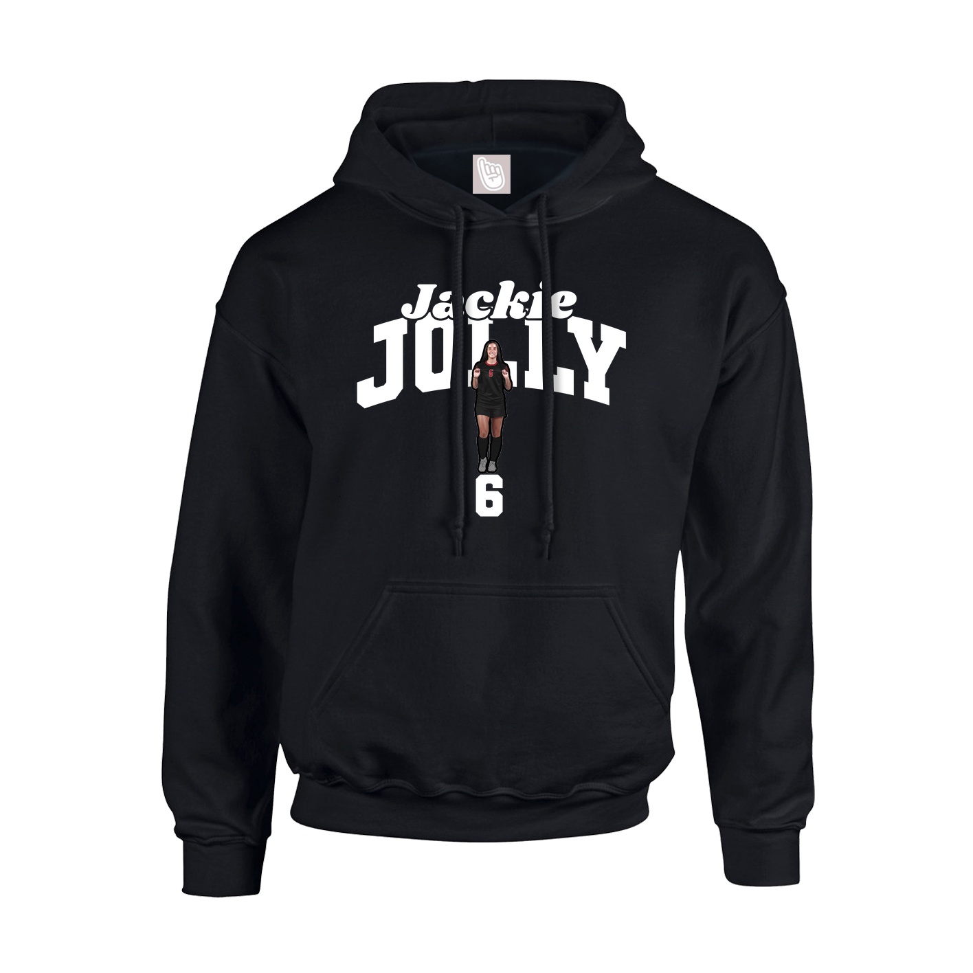 Hoodie — Signature Arch in Black