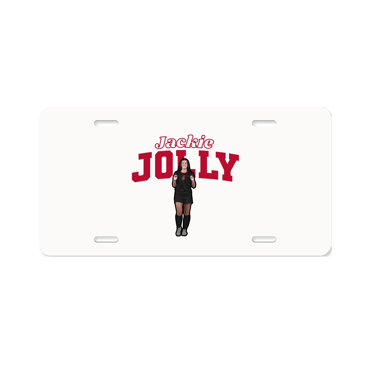 License Plate — Name Arch in Classic