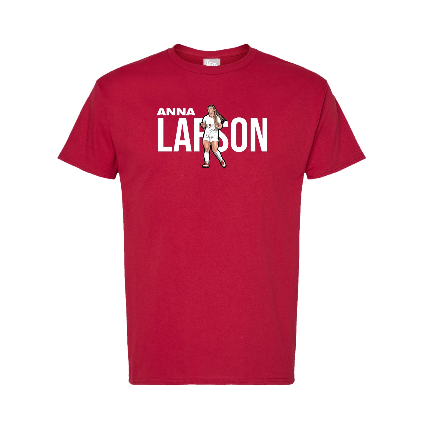 Tee — Player Name in Crimson