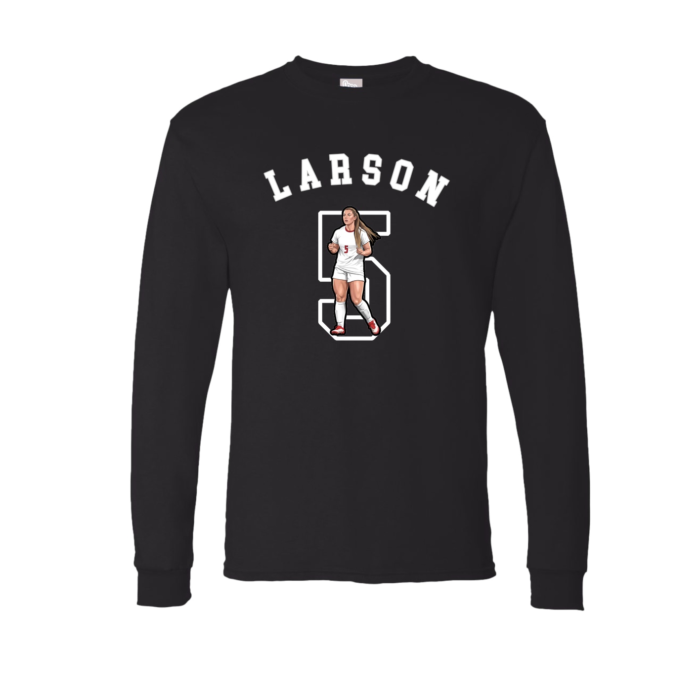 Long Sleeve Tee — Shirsey Arch in Black