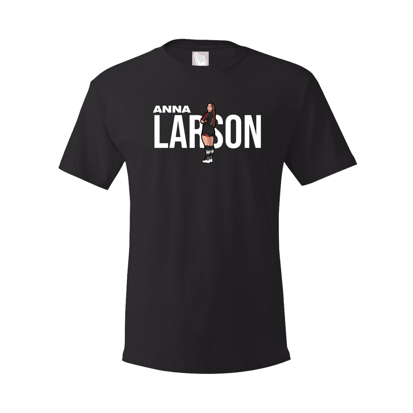 Tee — Player Name in Black