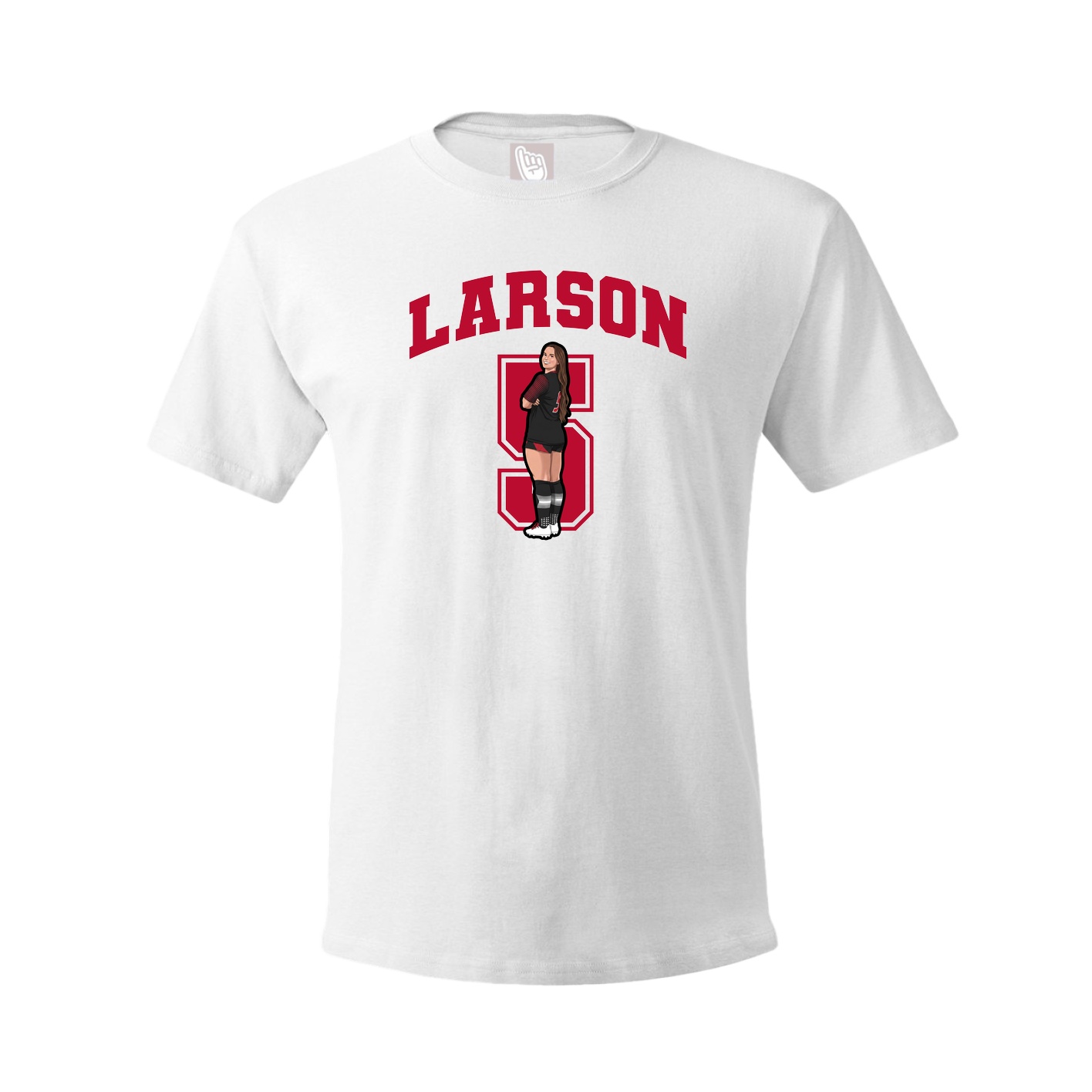 Tee — Number in White