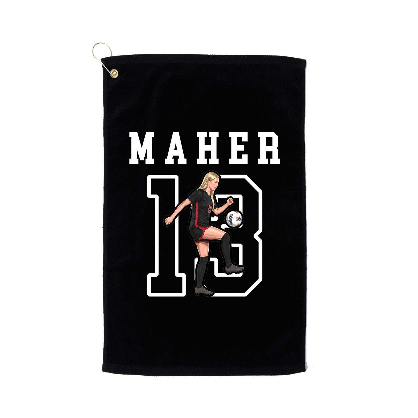 Golf Towel — Shirsey in Black