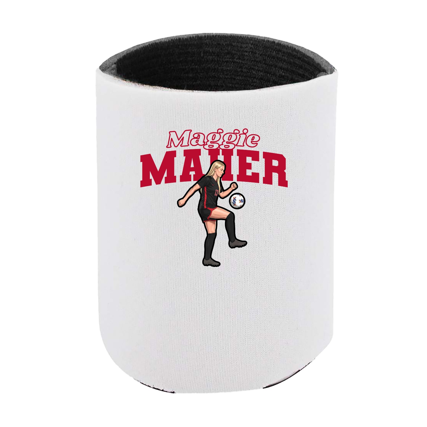 Can Holder — Name Arch in White
