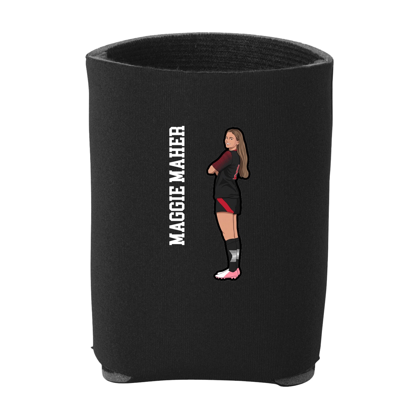 Can Holder — Name Vertical in Black