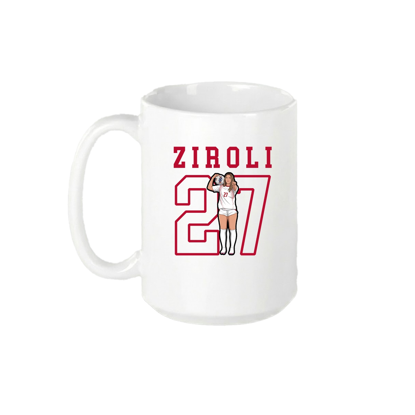 15oz Coffee Mug — Shirsey in White