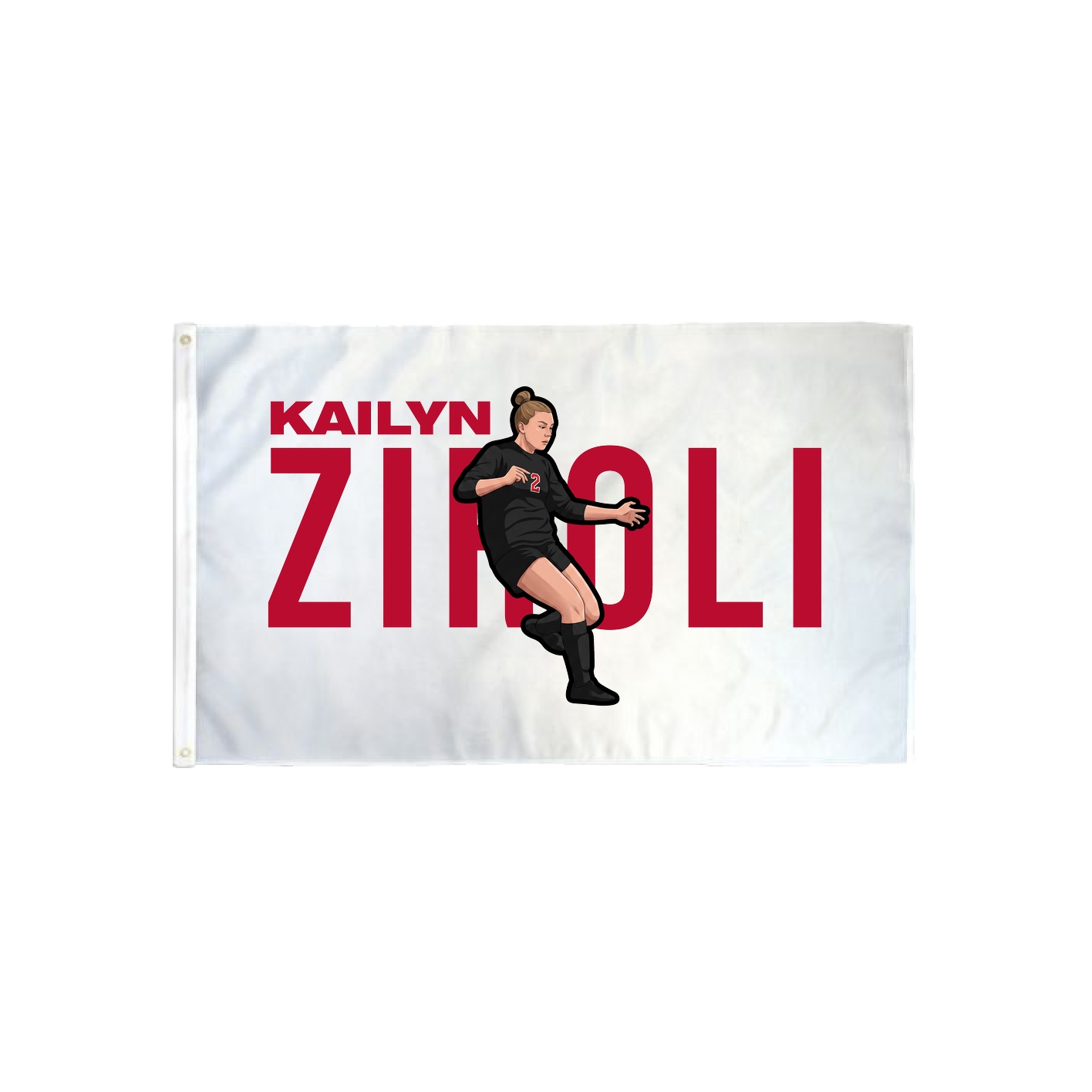 3x5 Flag — Player Name in Classic