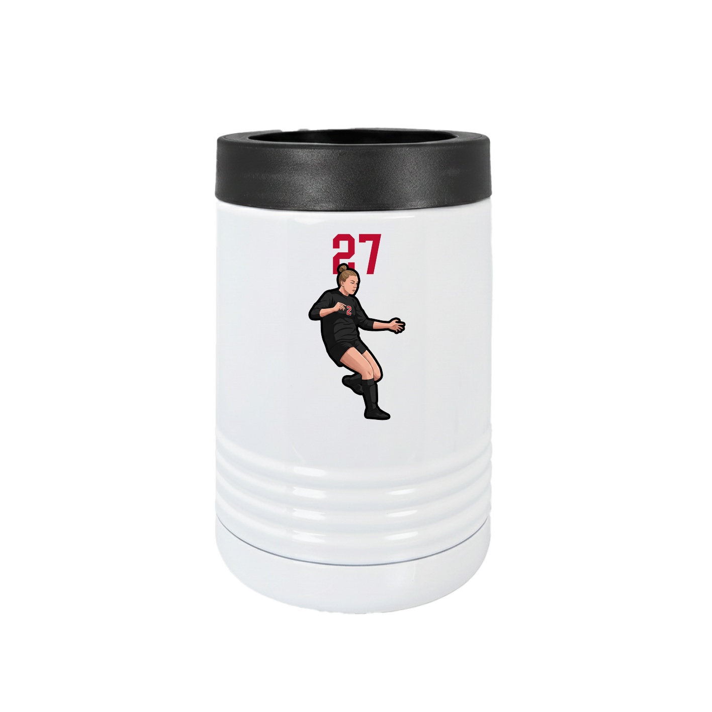 Beverage Holder — Number Top in White