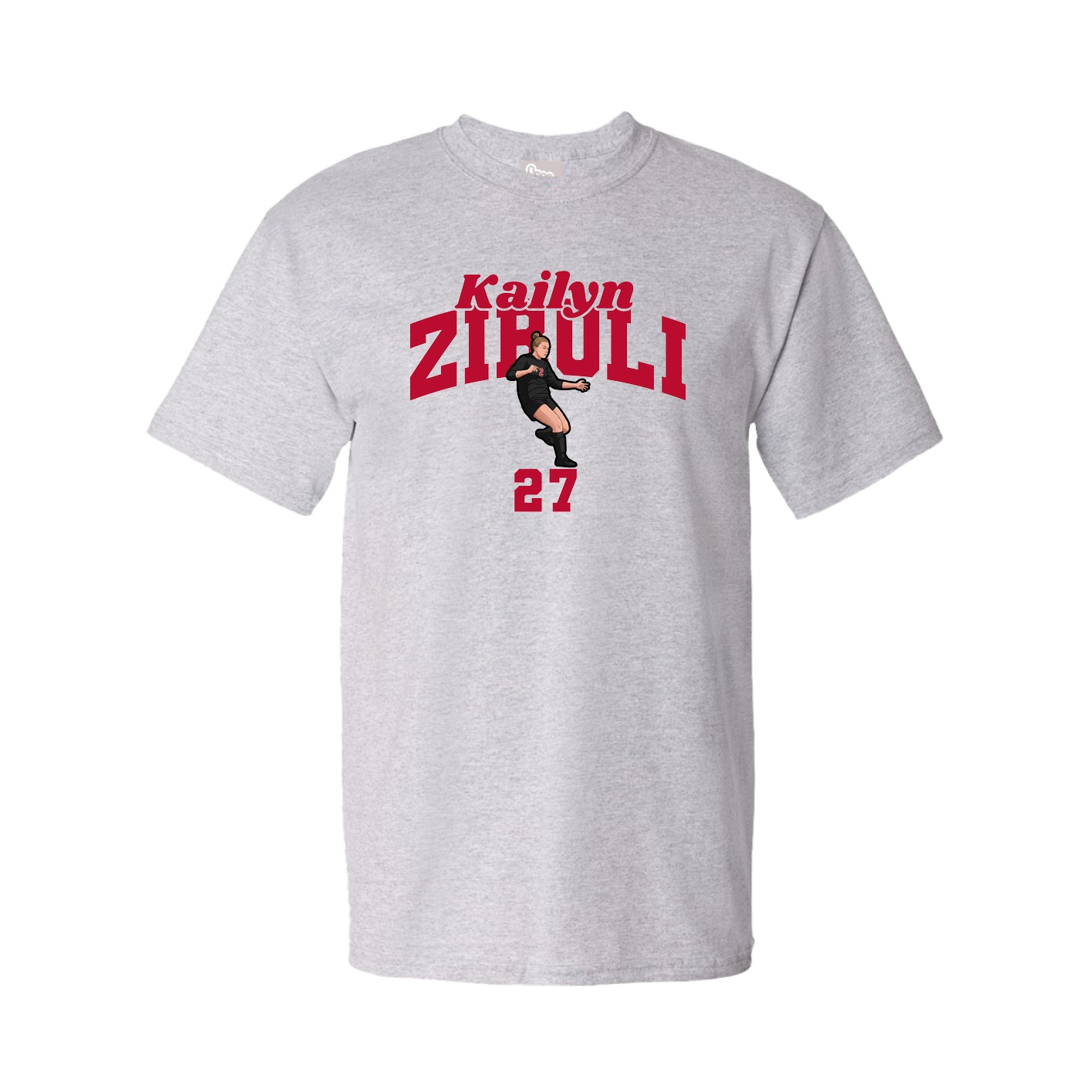 Youth Tee — Signature Arch in Grey