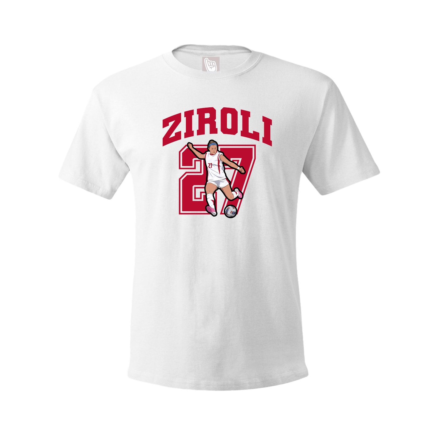 Tee — Number in White