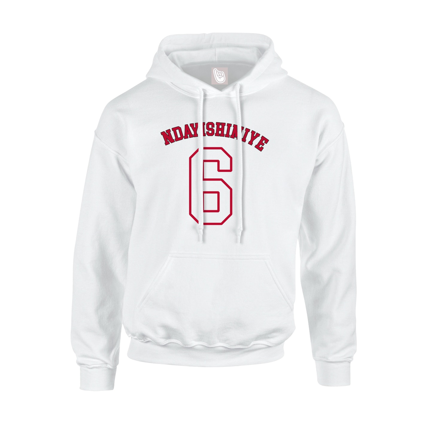 Youth Hoodie — Shirsey Arch in White