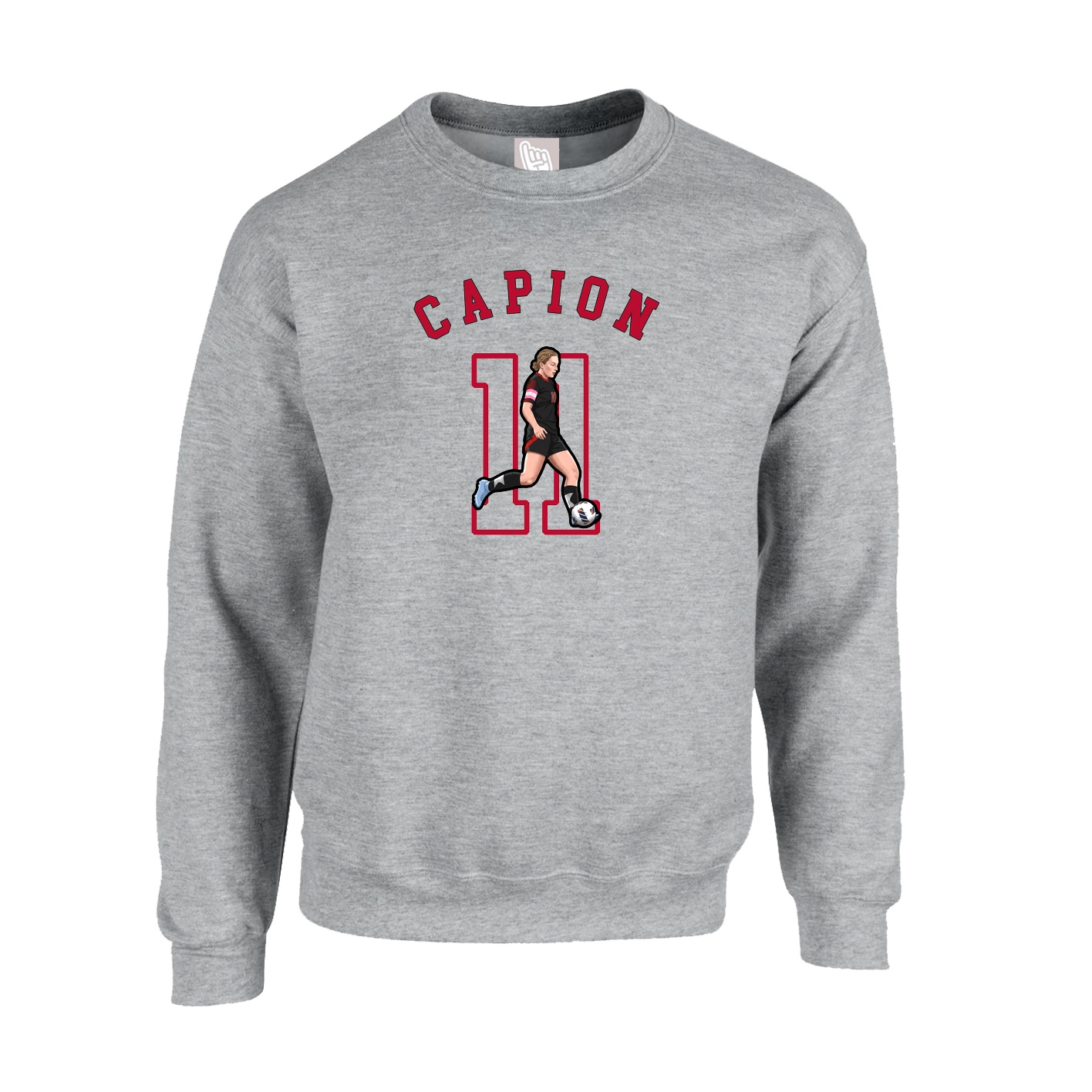 Fleece Crew — Shirsey Arch in Grey