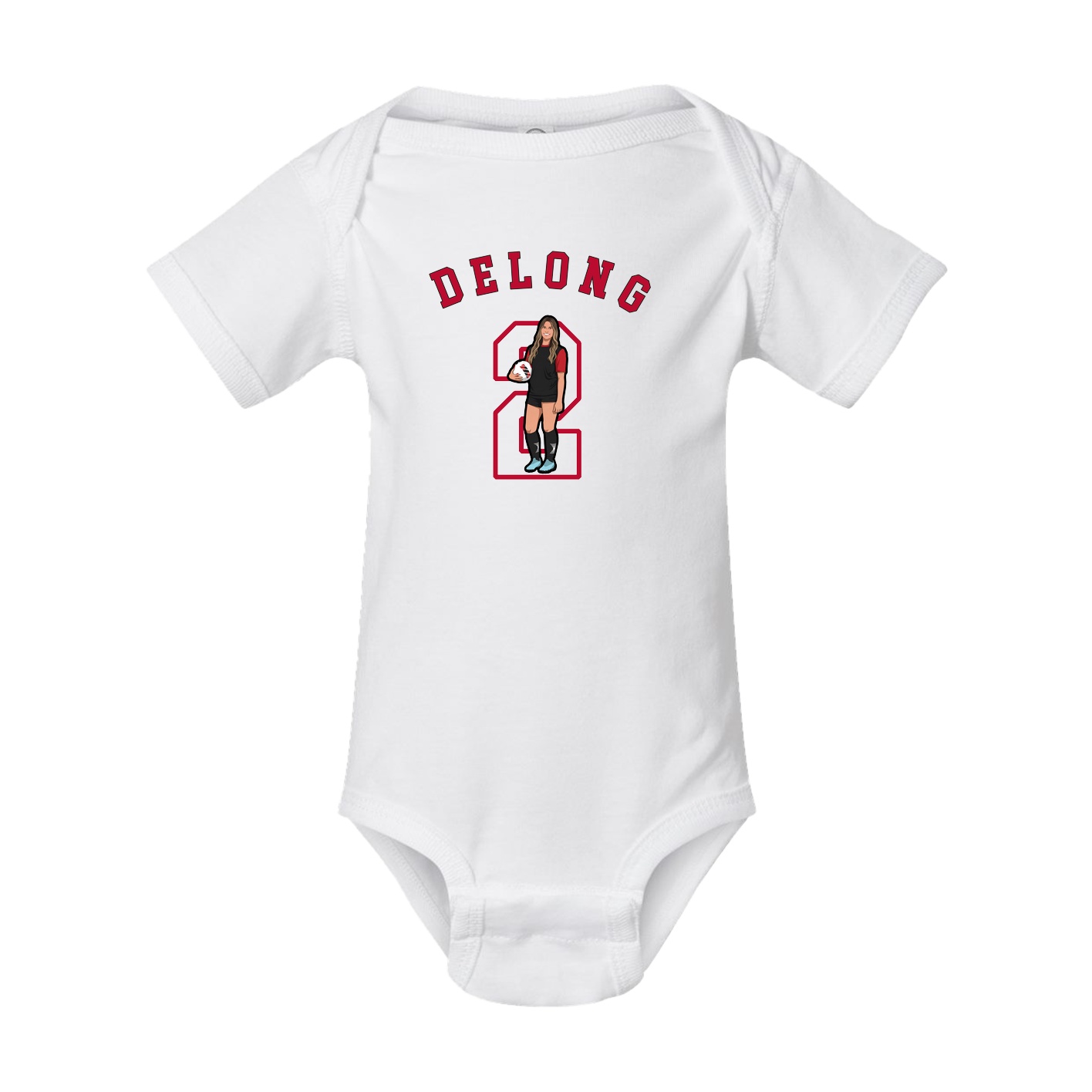 Baby Onesie — Shirsey Arch in White