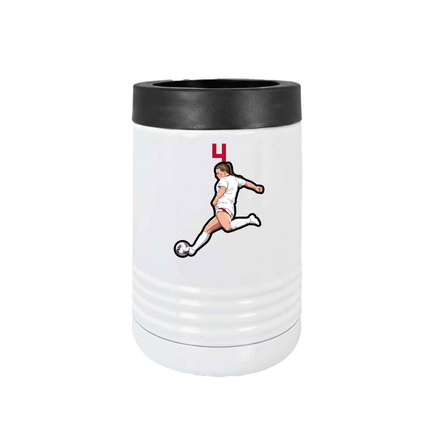Beverage Holder — Number Top in White