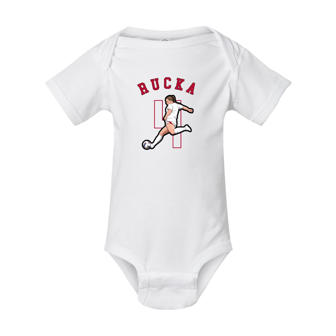 Baby Onesie — Shirsey Arch in White