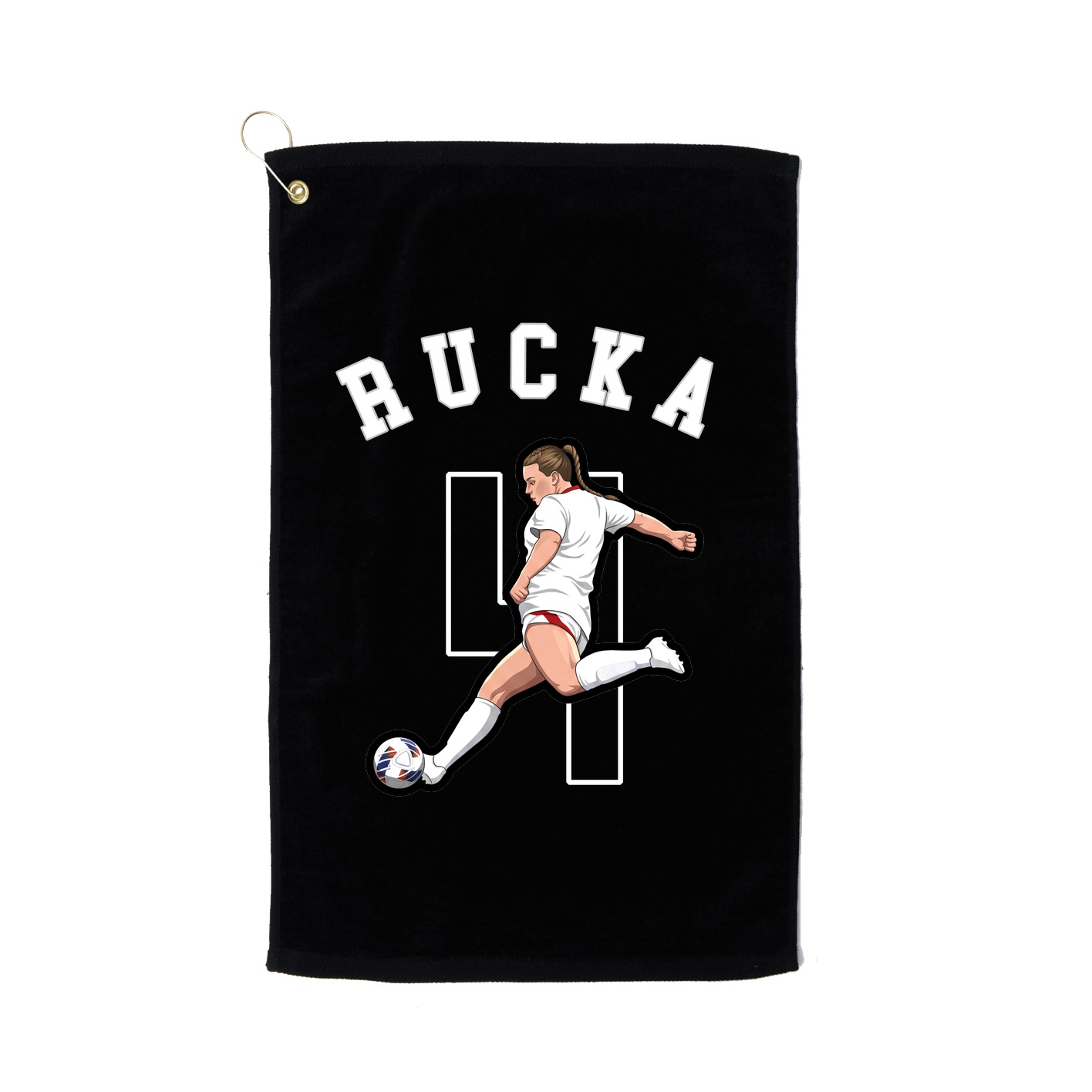 Golf Towel — Shirsey Arch in Black