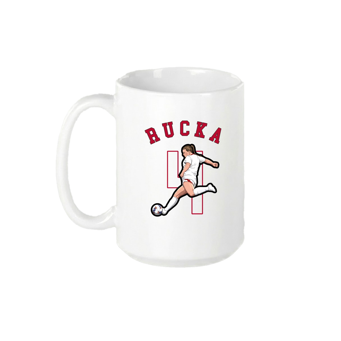 15oz Coffee Mug — Shirsey Arch in White