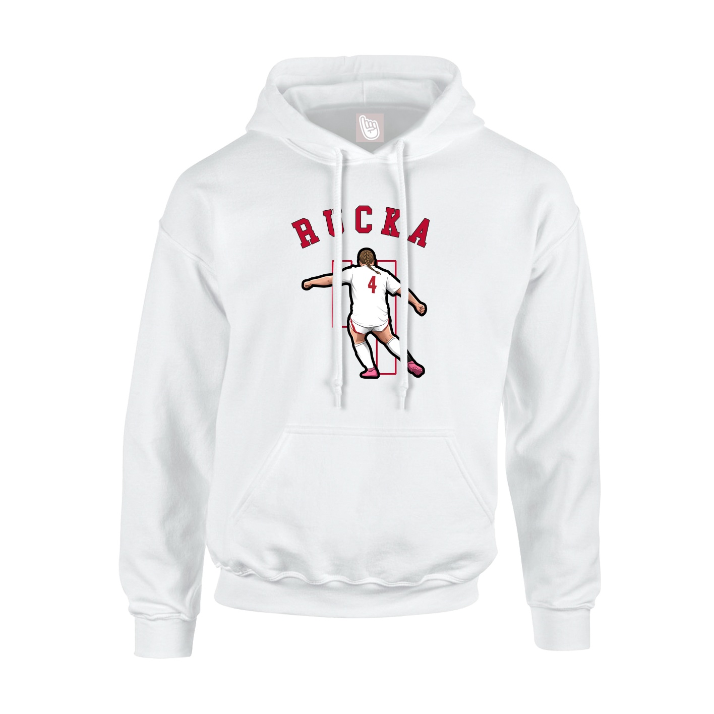 Youth Hoodie — Shirsey Arch in White