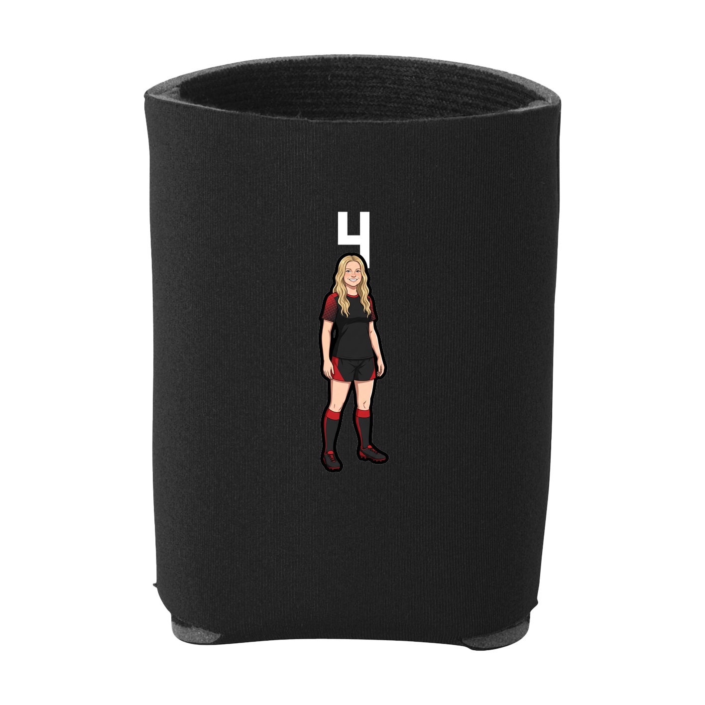 Can Holder — Number Top in Black