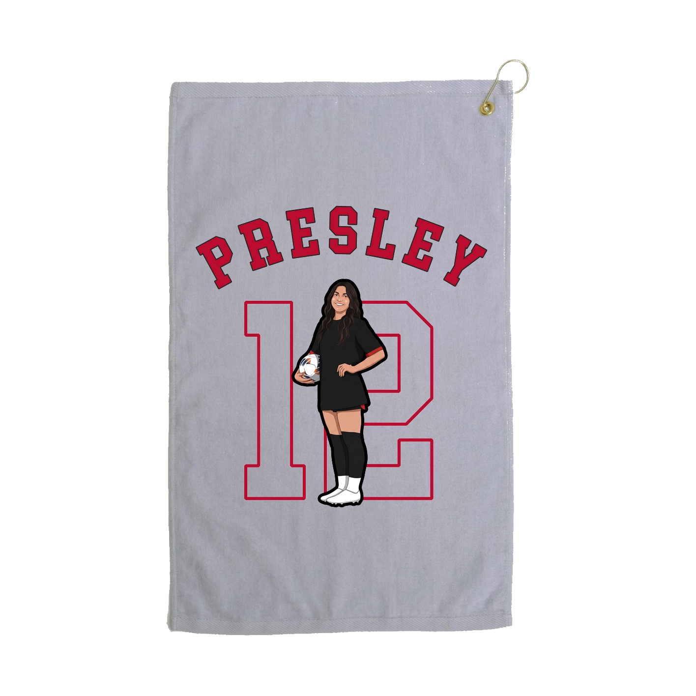 Golf Towel — Shirsey Arch in Grey