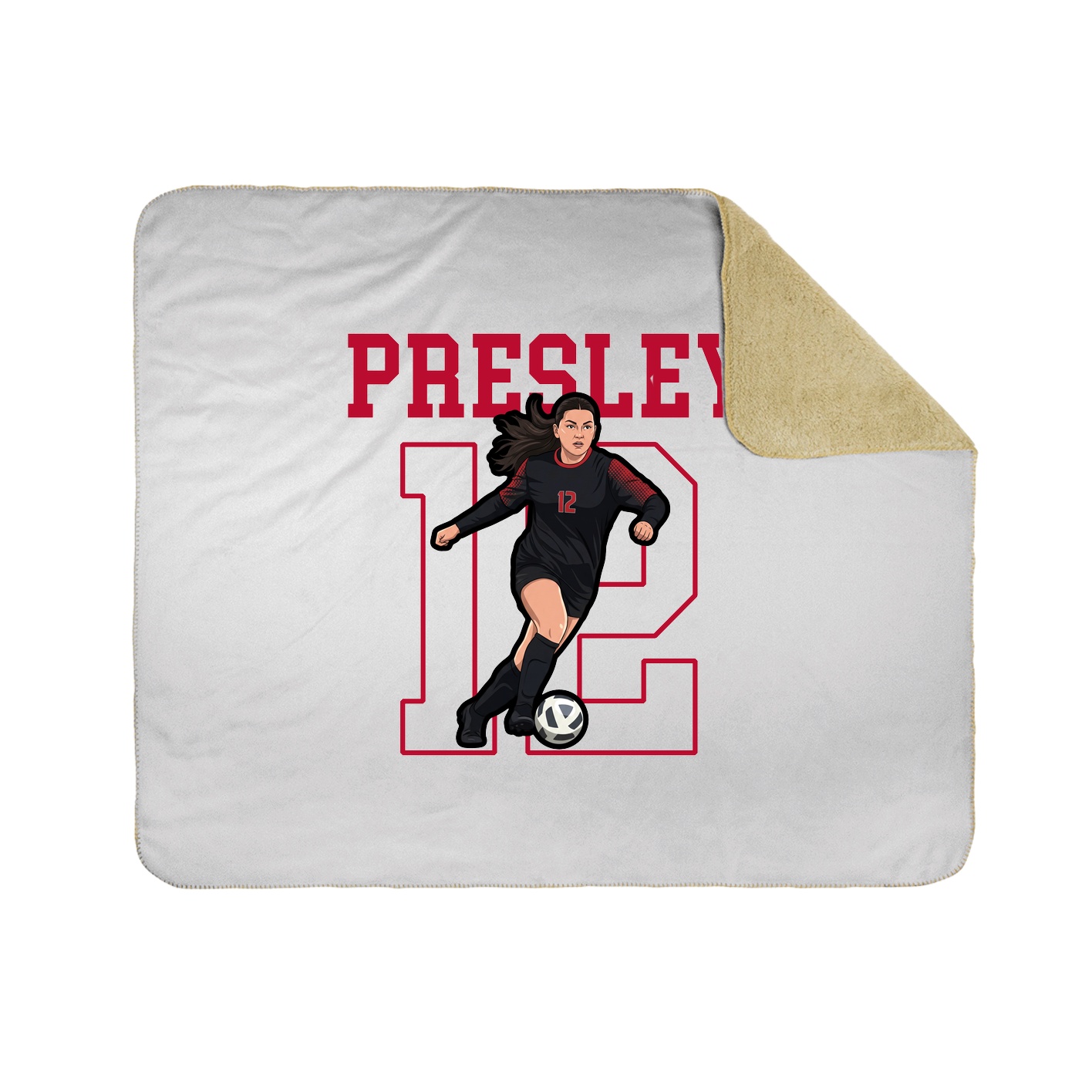 Throw Blanket — Shirsey in White
