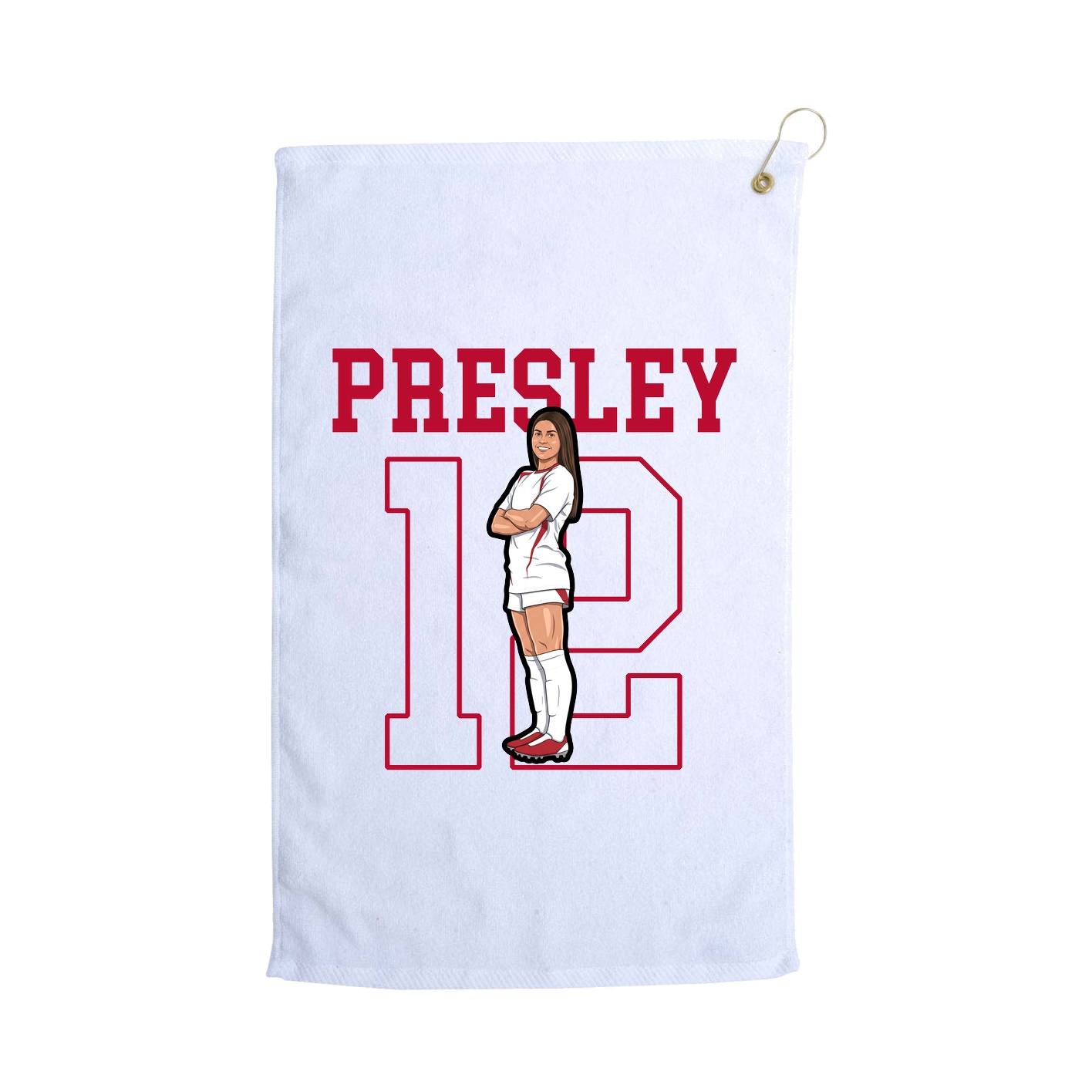 Golf Towel — Shirsey in White