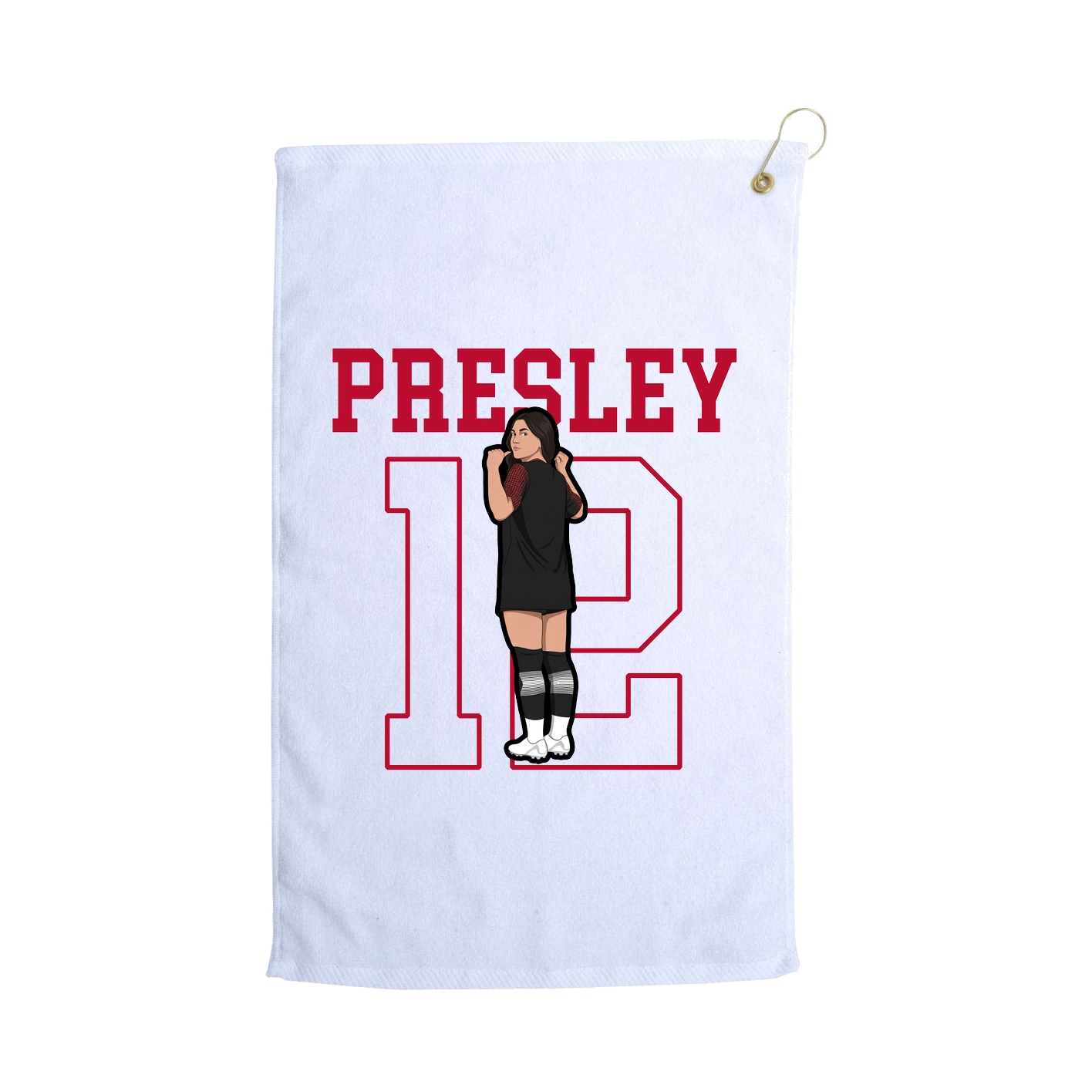 Golf Towel — Shirsey in White