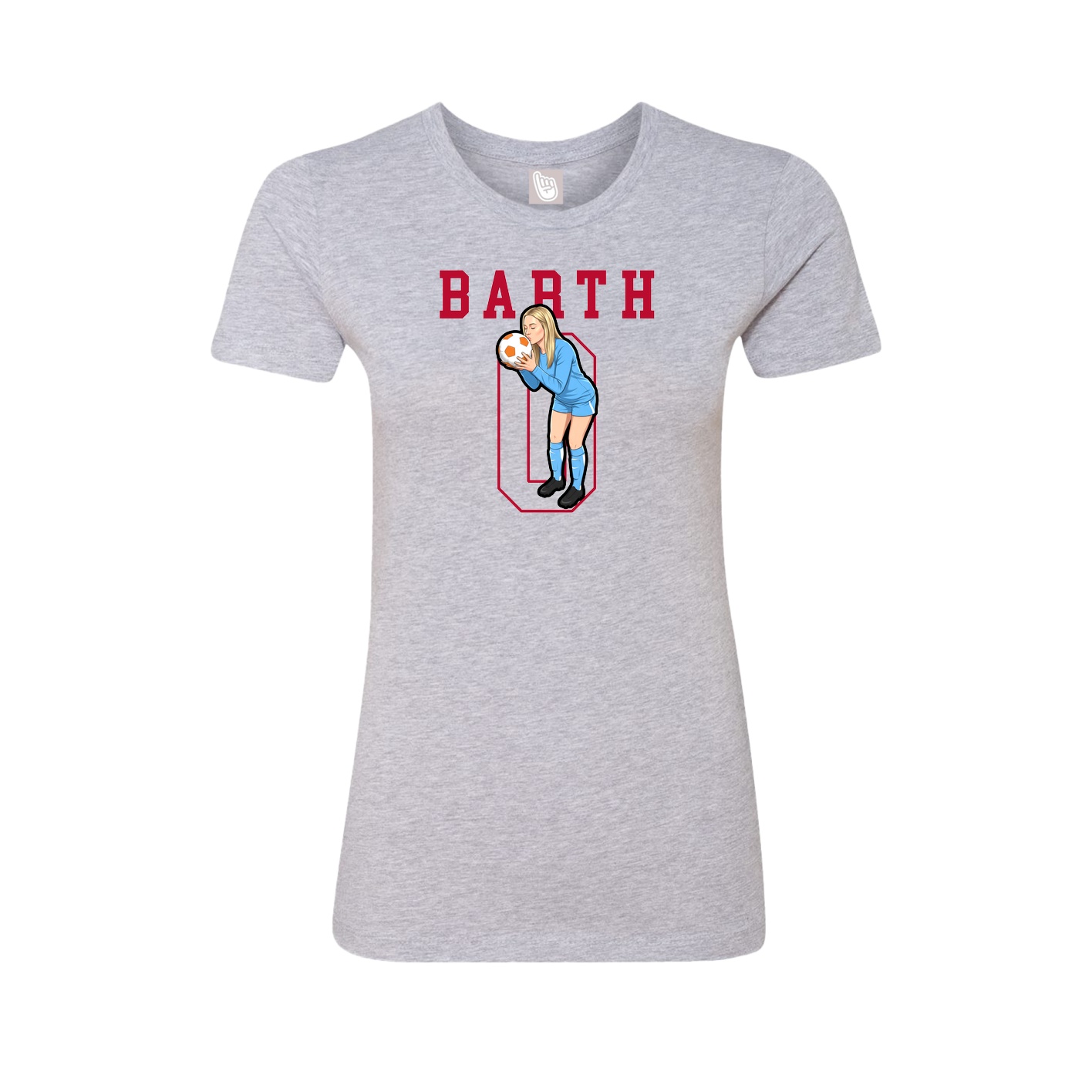Fitted Women's Tee — Shirsey in Grey