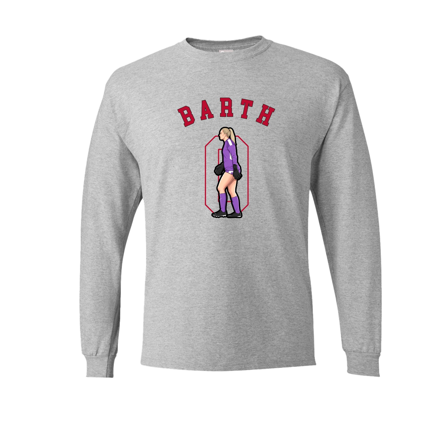 Long Sleeve Tee — Shirsey Arch in Grey
