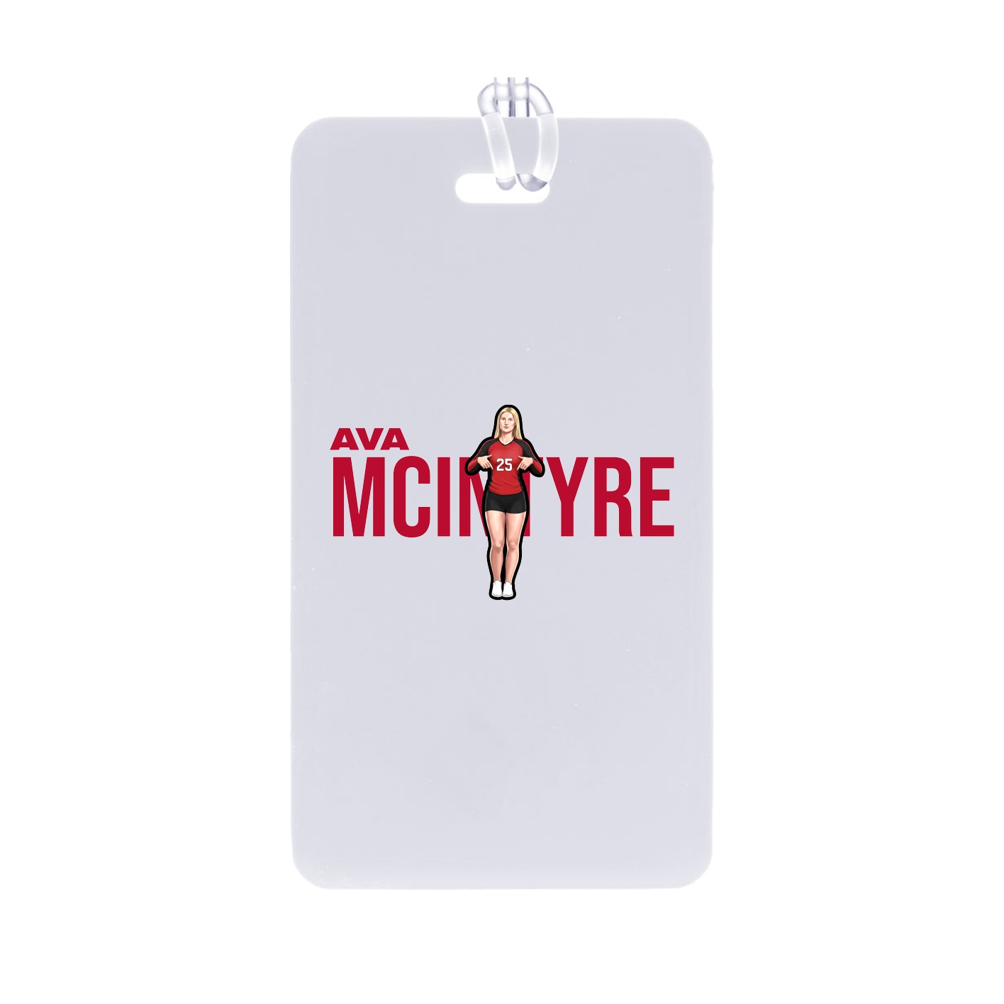 Bag Tag — Player Name in Classic