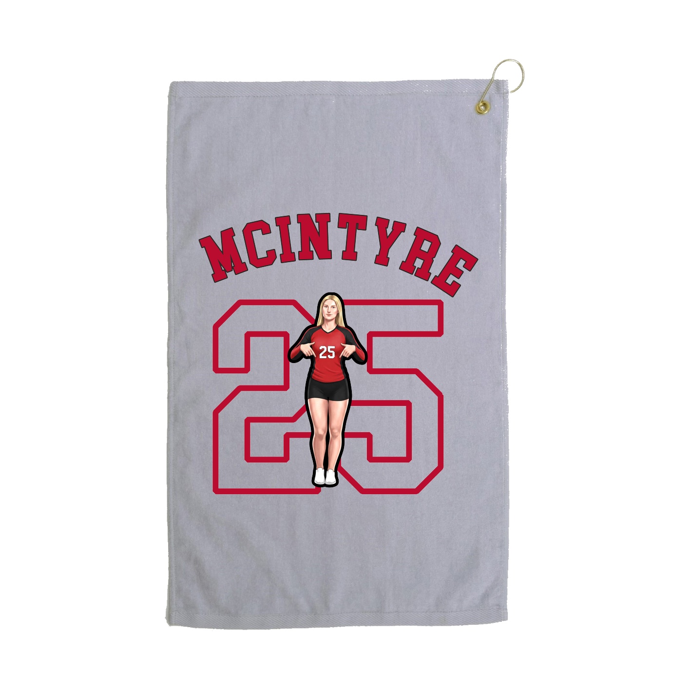 Golf Towel — Shirsey Arch in Grey