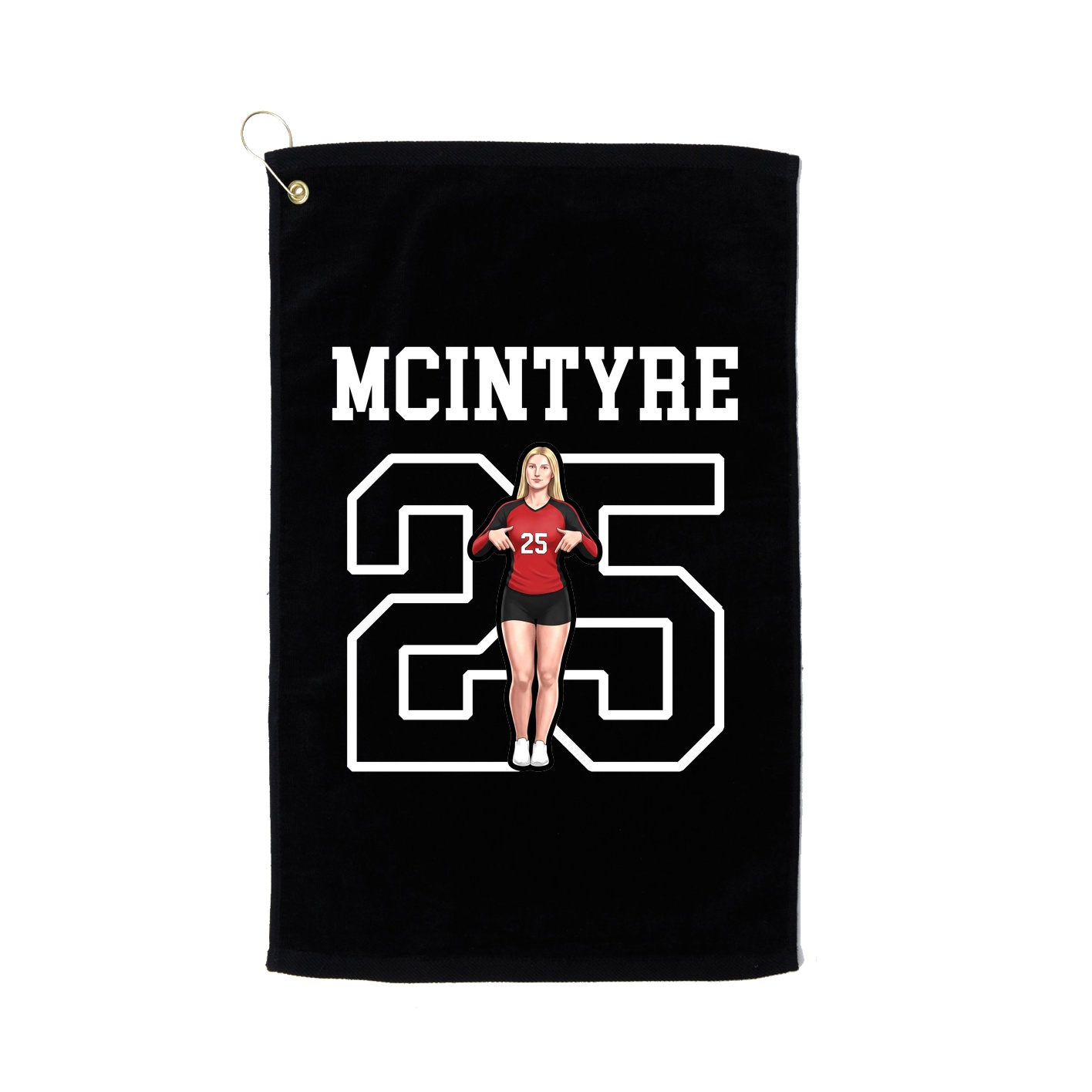 Golf Towel — Shirsey in Black