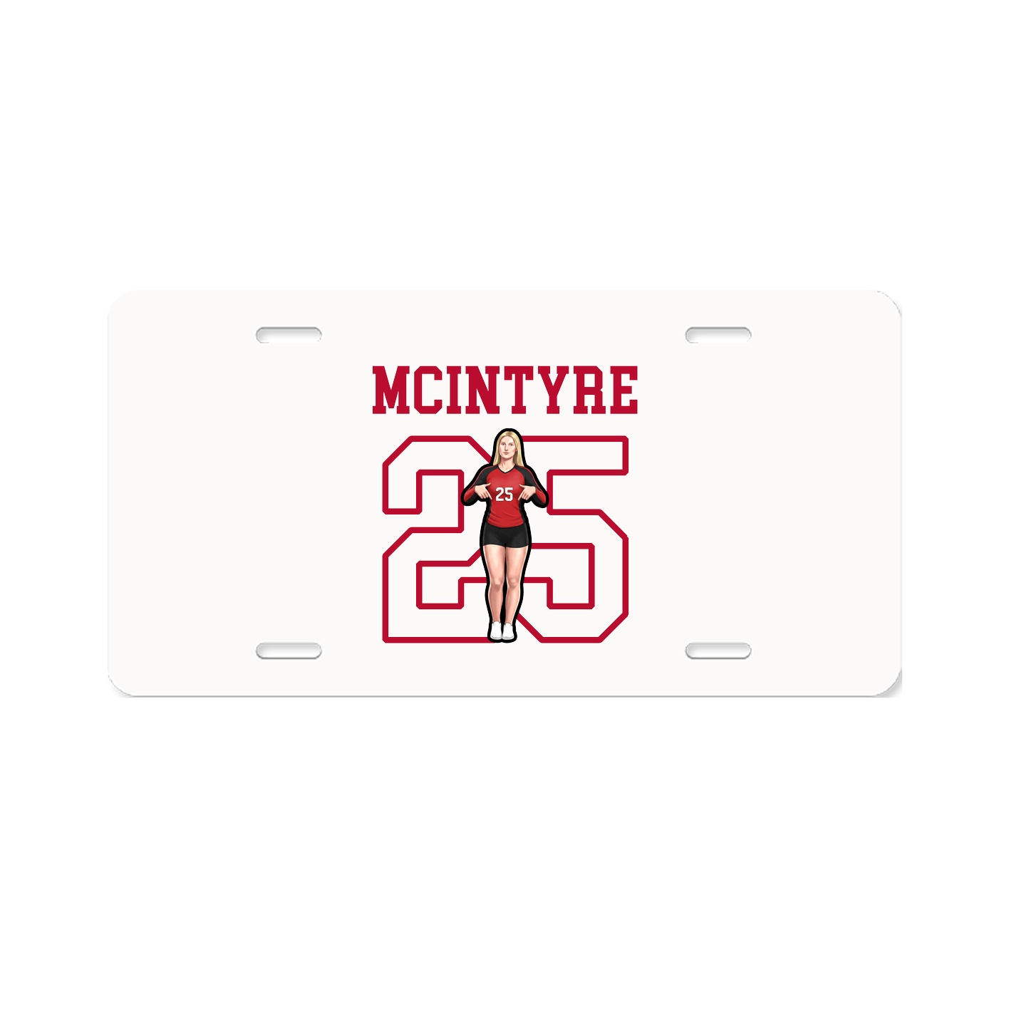 License Plate — Shirsey in Classic