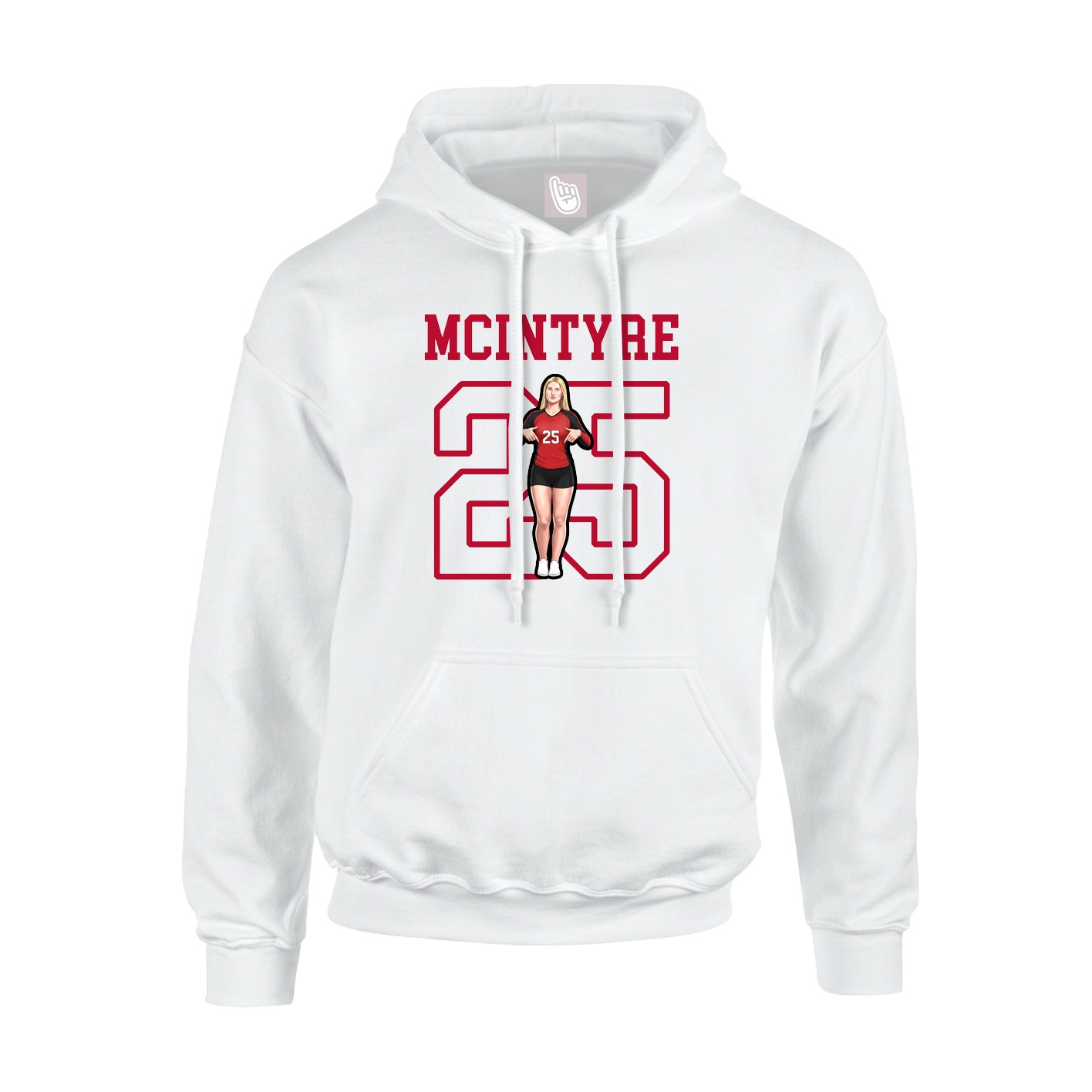 Youth Hoodie — Shirsey in White