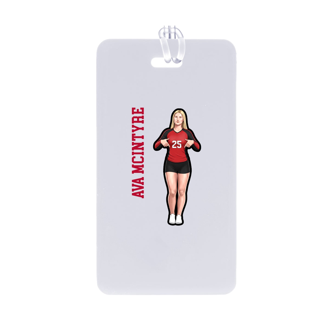 Bag Tag — Name Vertical in Classic