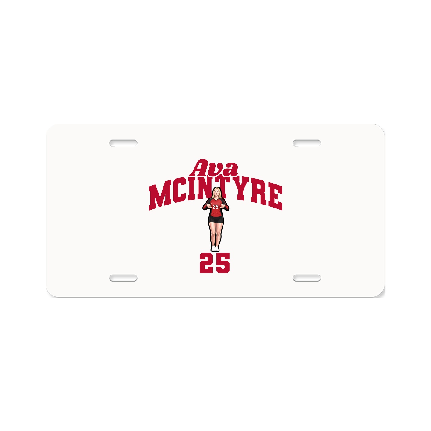 License Plate — Signature Arch in Classic