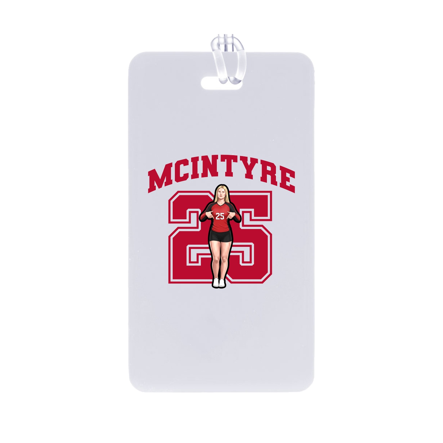 Bag Tag — Number in Classic