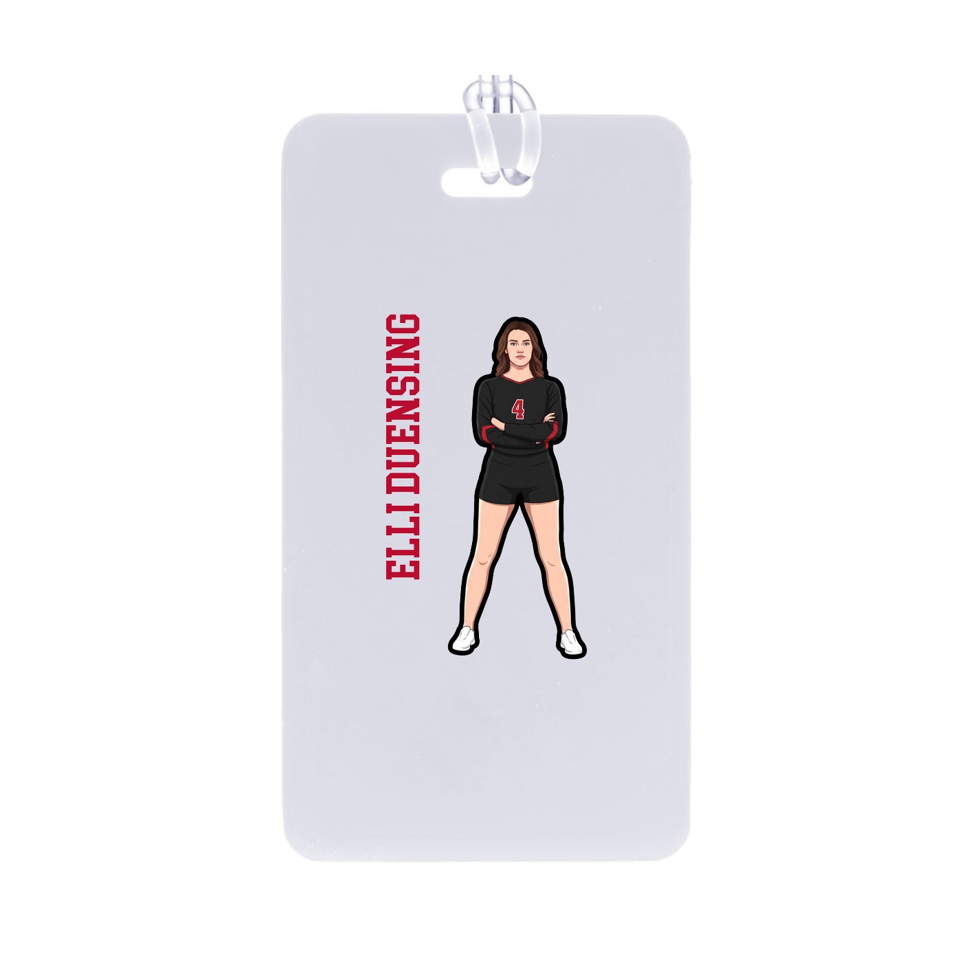 Bag Tag — Name Vertical in Classic