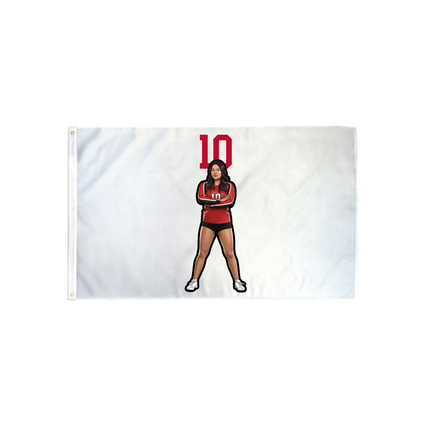 3x5 Flag — Number Top in Classic