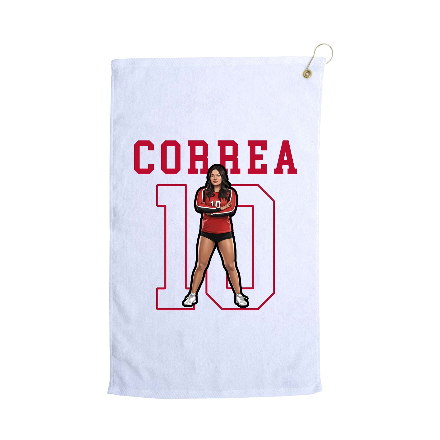 Golf Towel — Shirsey in White