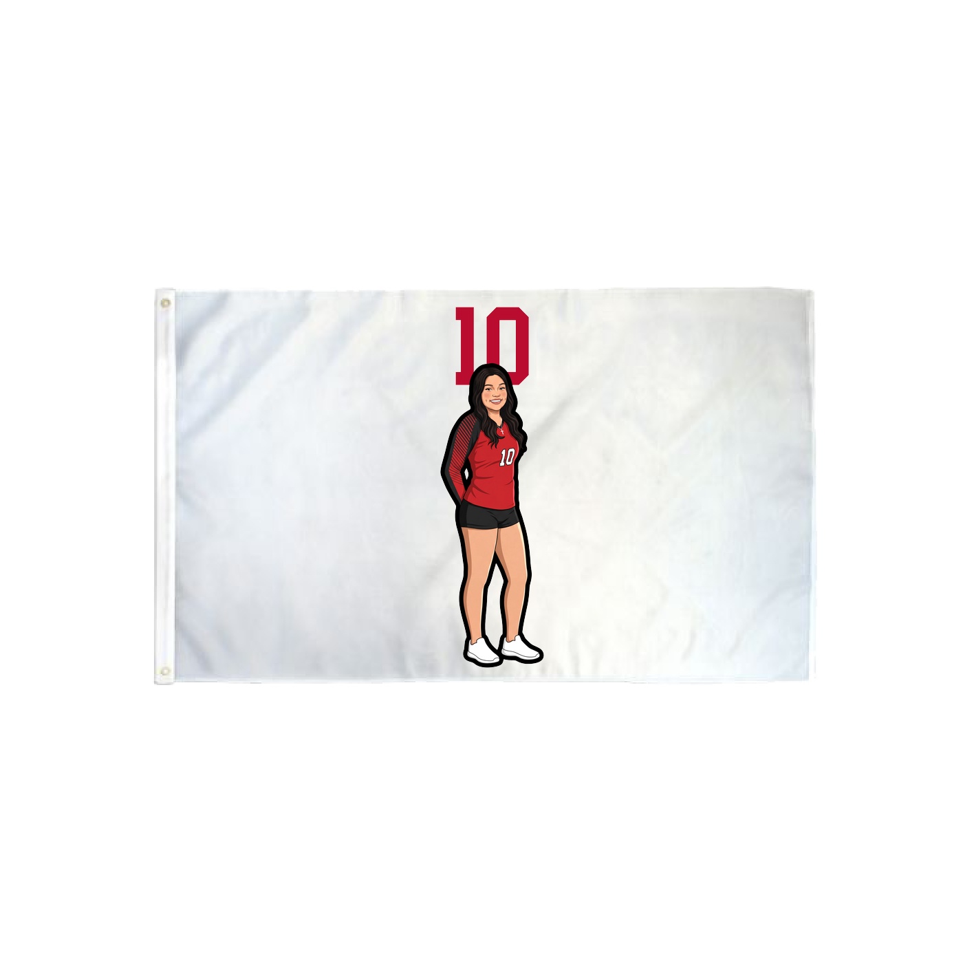 3x5 Flag — Number Top in Classic