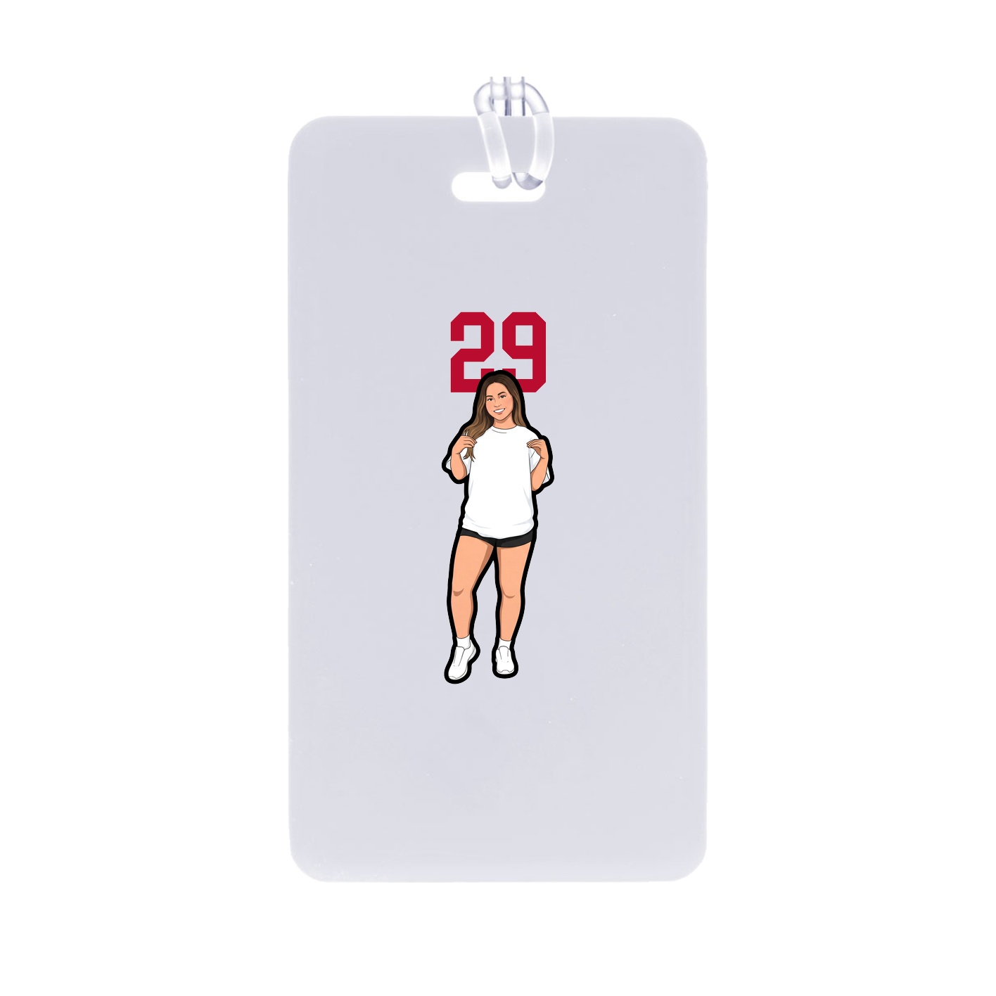 Bag Tag — Number Top in Classic