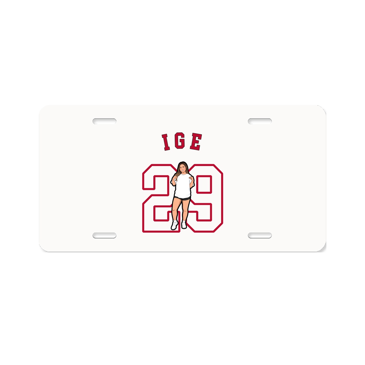 License Plate — Shirsey Arch in Classic