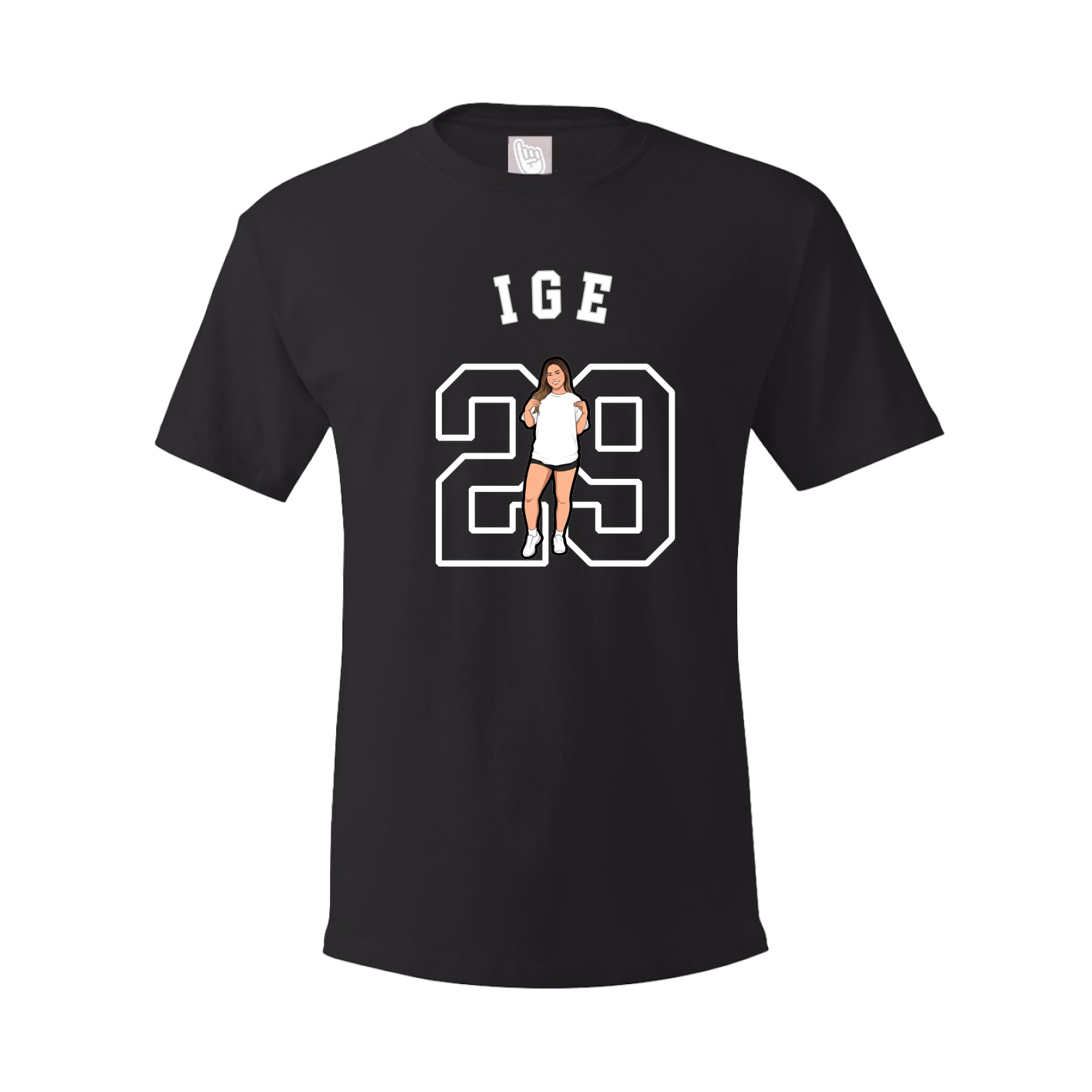 Youth Tee — Shirsey Arch in Black