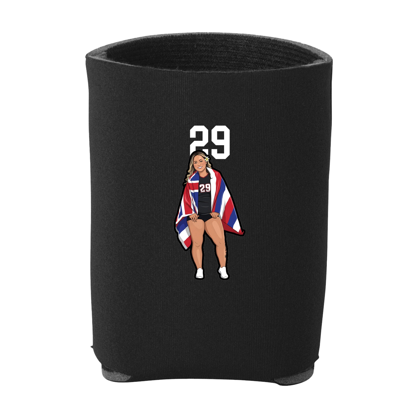 Can Holder — Number Top in Black