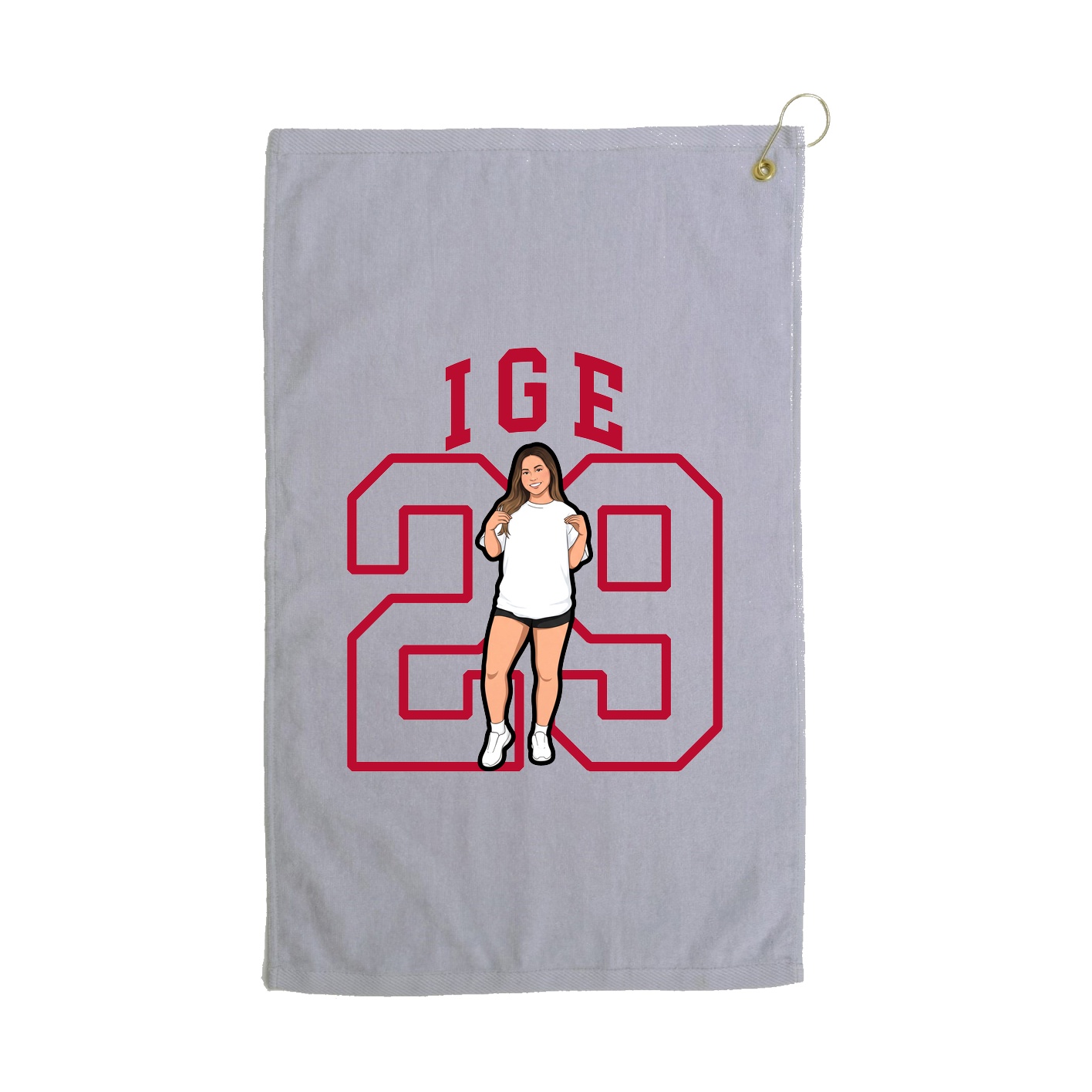 Golf Towel — Shirsey in Grey