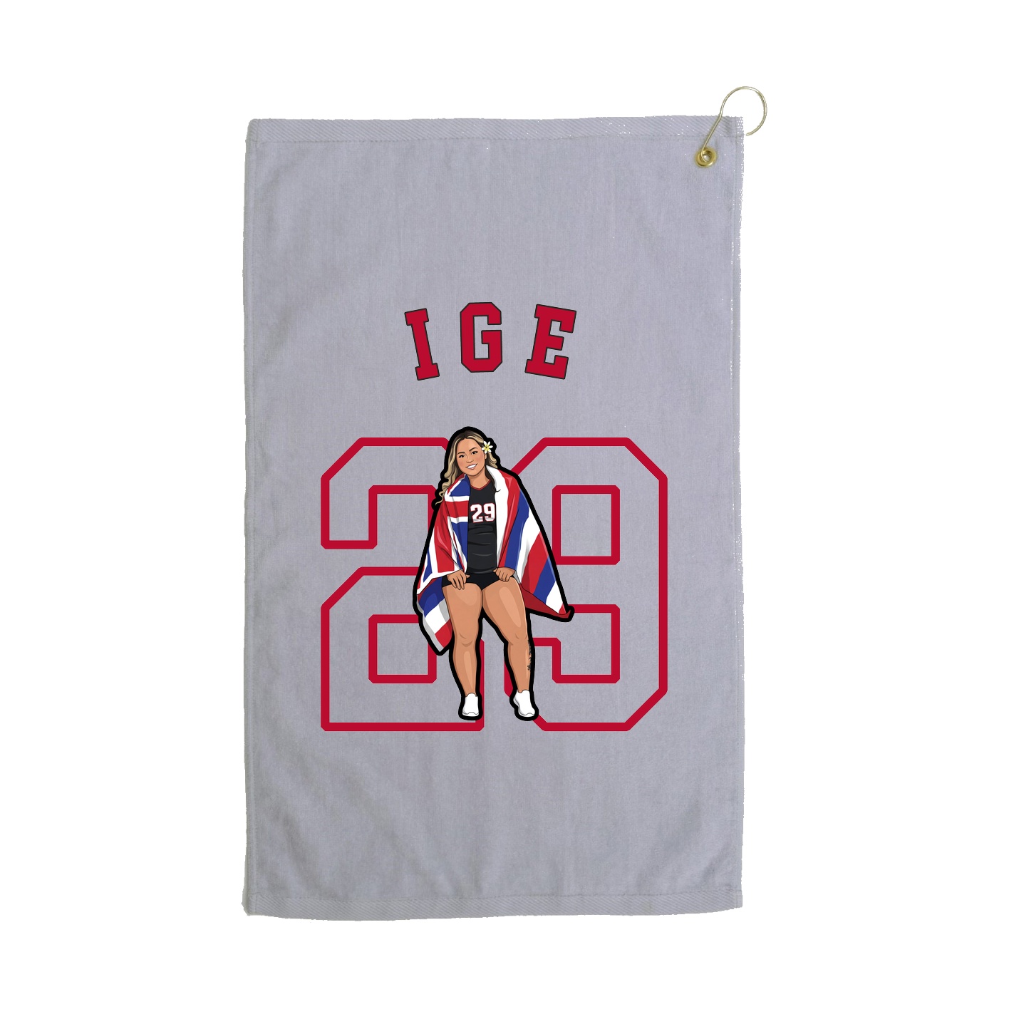Golf Towel — Shirsey Arch in Grey